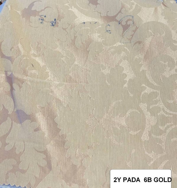 2 yards paisley damask 6b