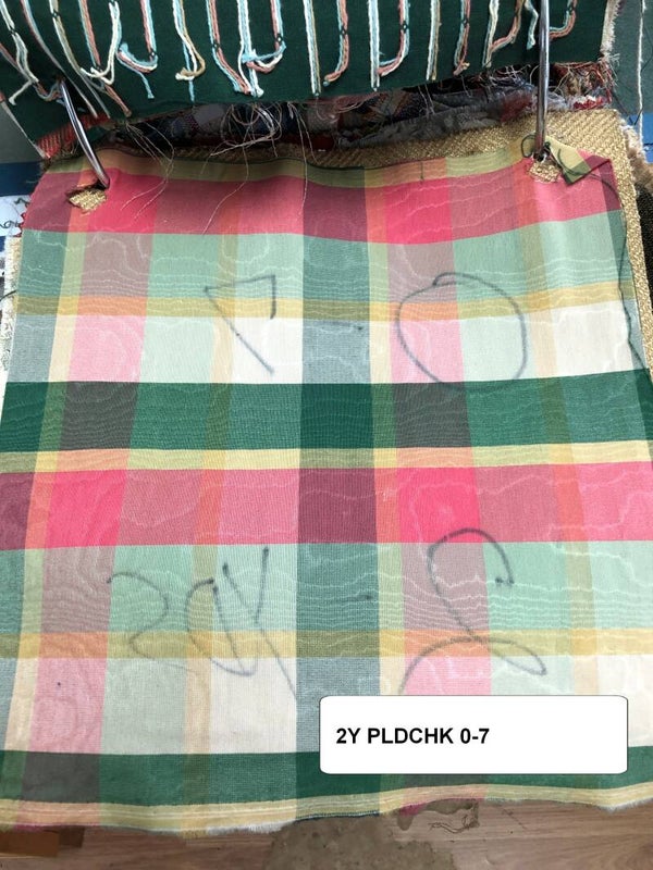 2 yards plaid 0-7