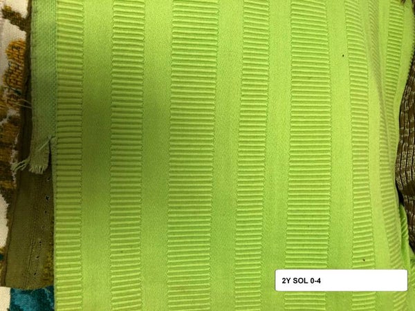 2 Yards Solid/Plain 0-4 lime