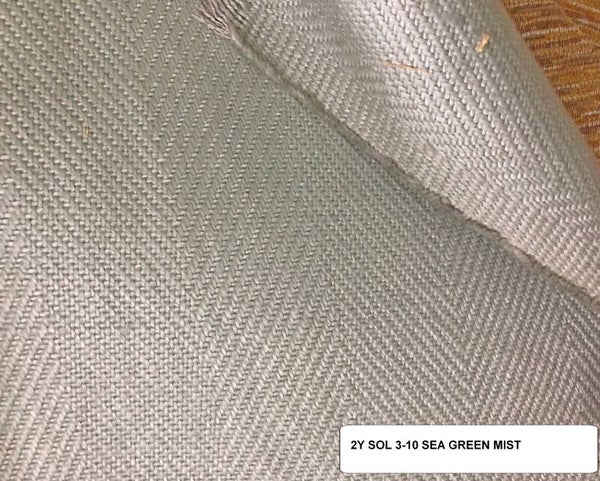 2 Yards Solid/Plain loc 3-10 sea green mist