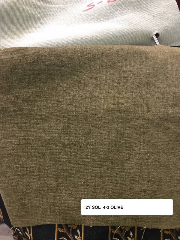 2 Yards Solid/Plain loc 4-3 olive