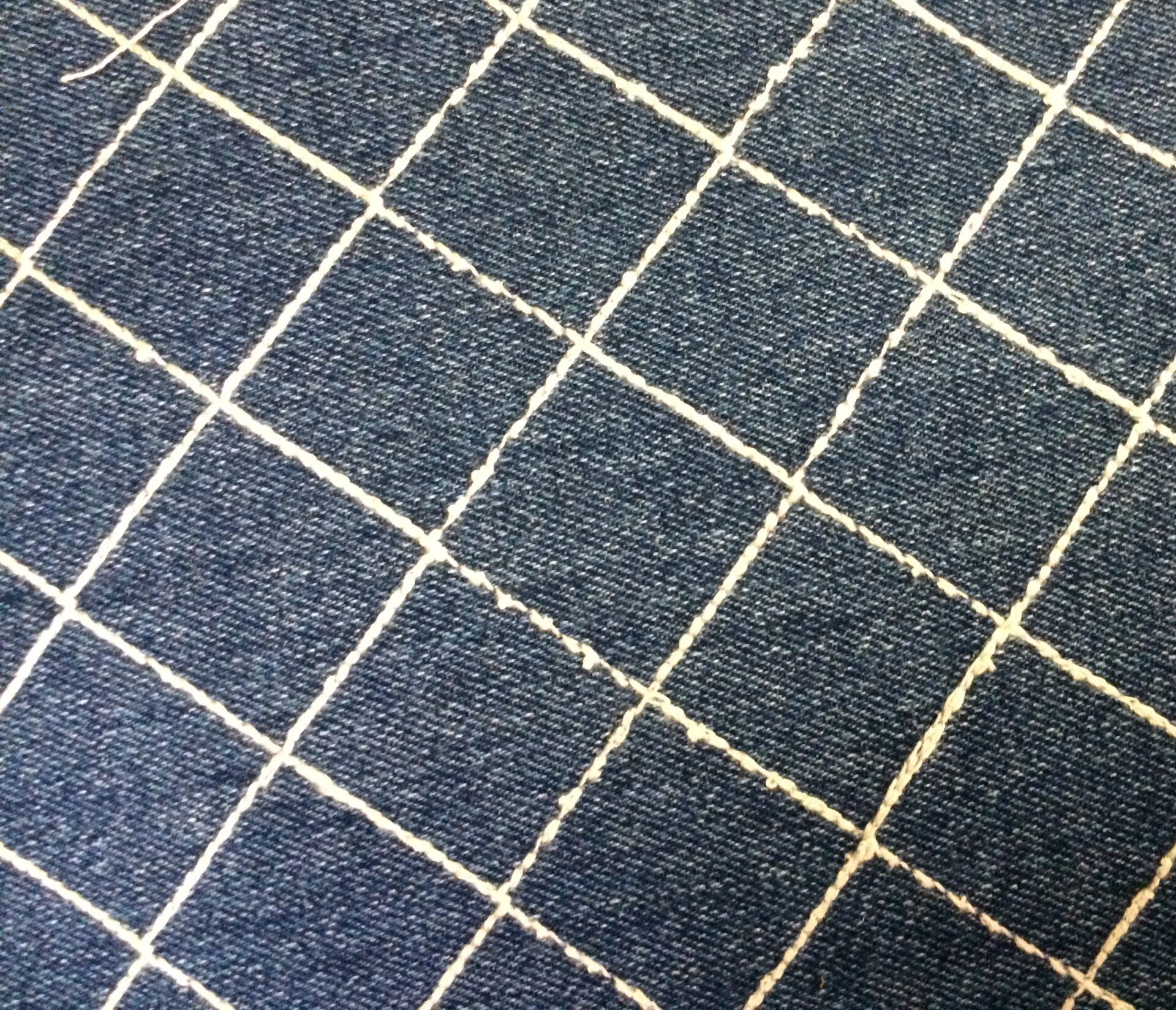 3 yards Diamond 4989 blue jean material