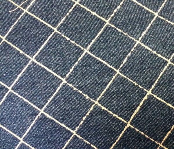 3 yards Diamond 4989 blue jean material