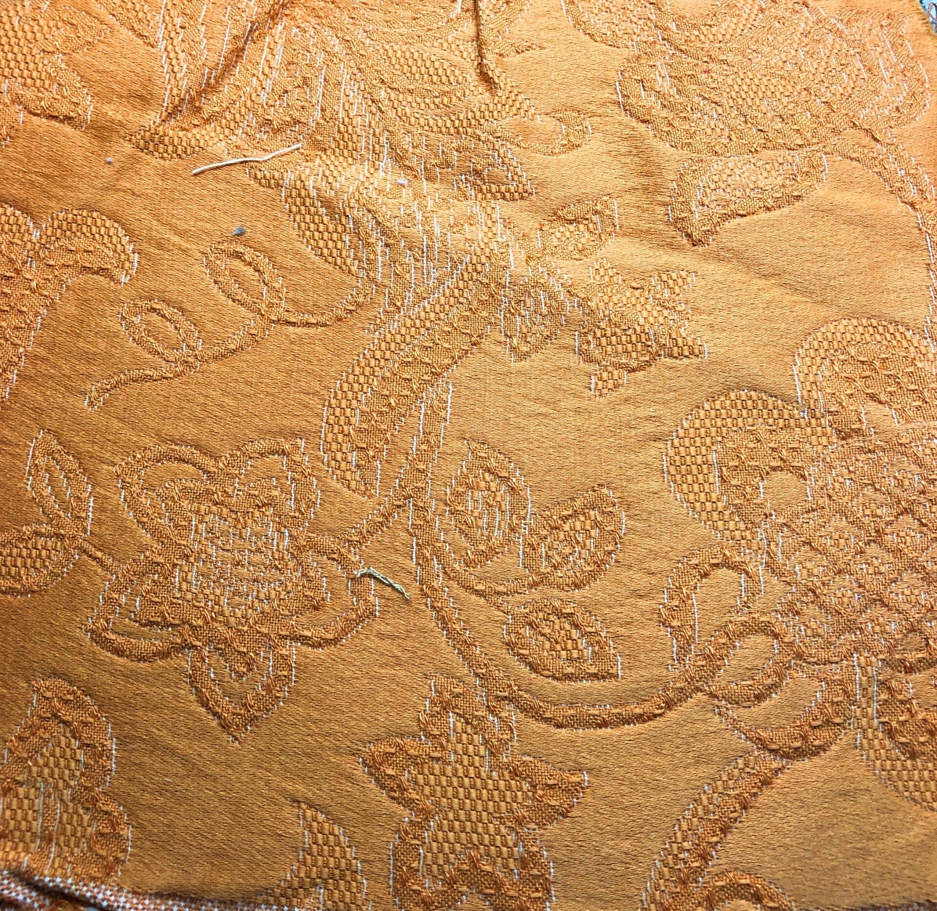 3 yards floral #0005 orange