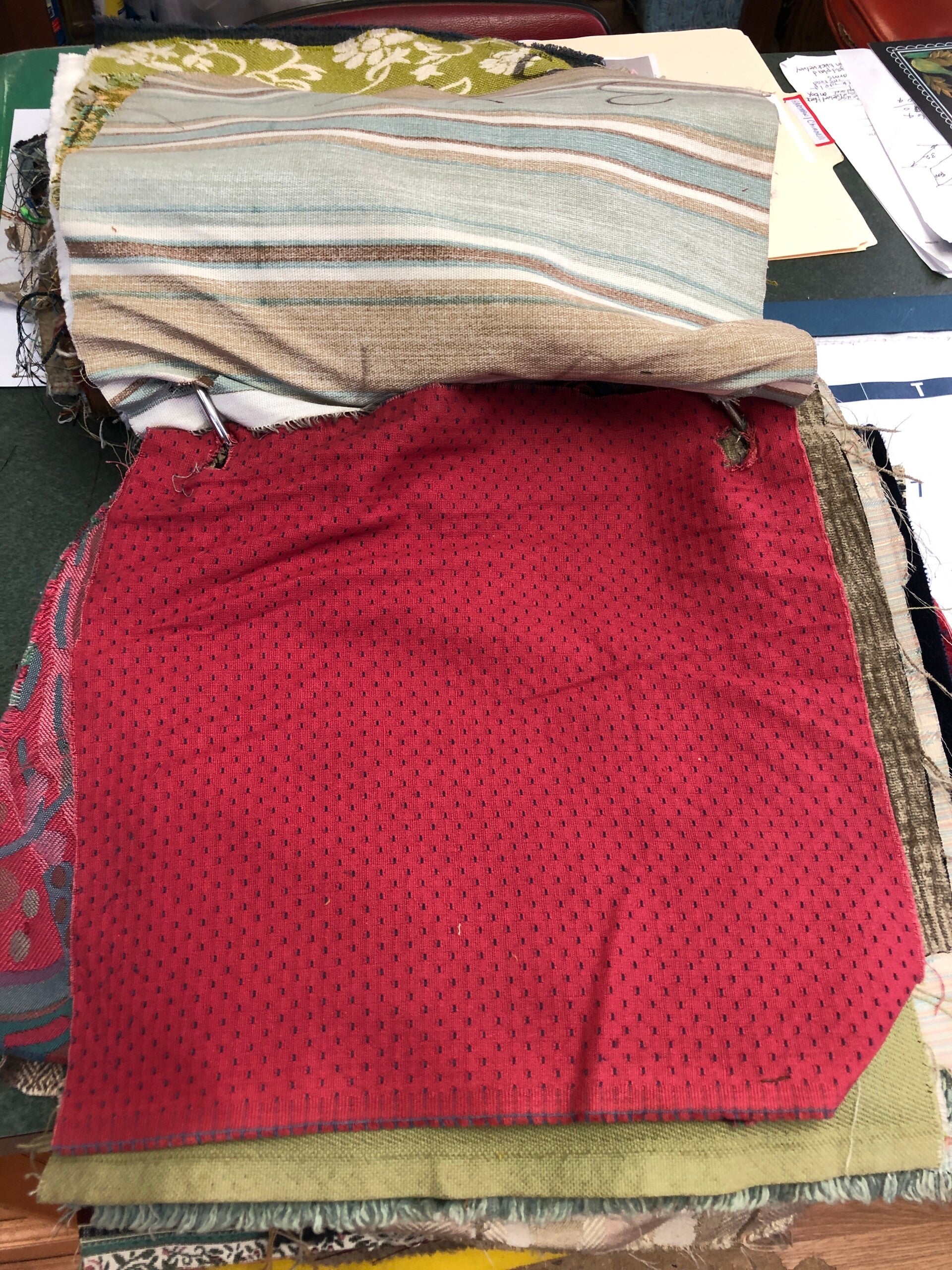 3 YARDS SOLID 2-12 CHERRY