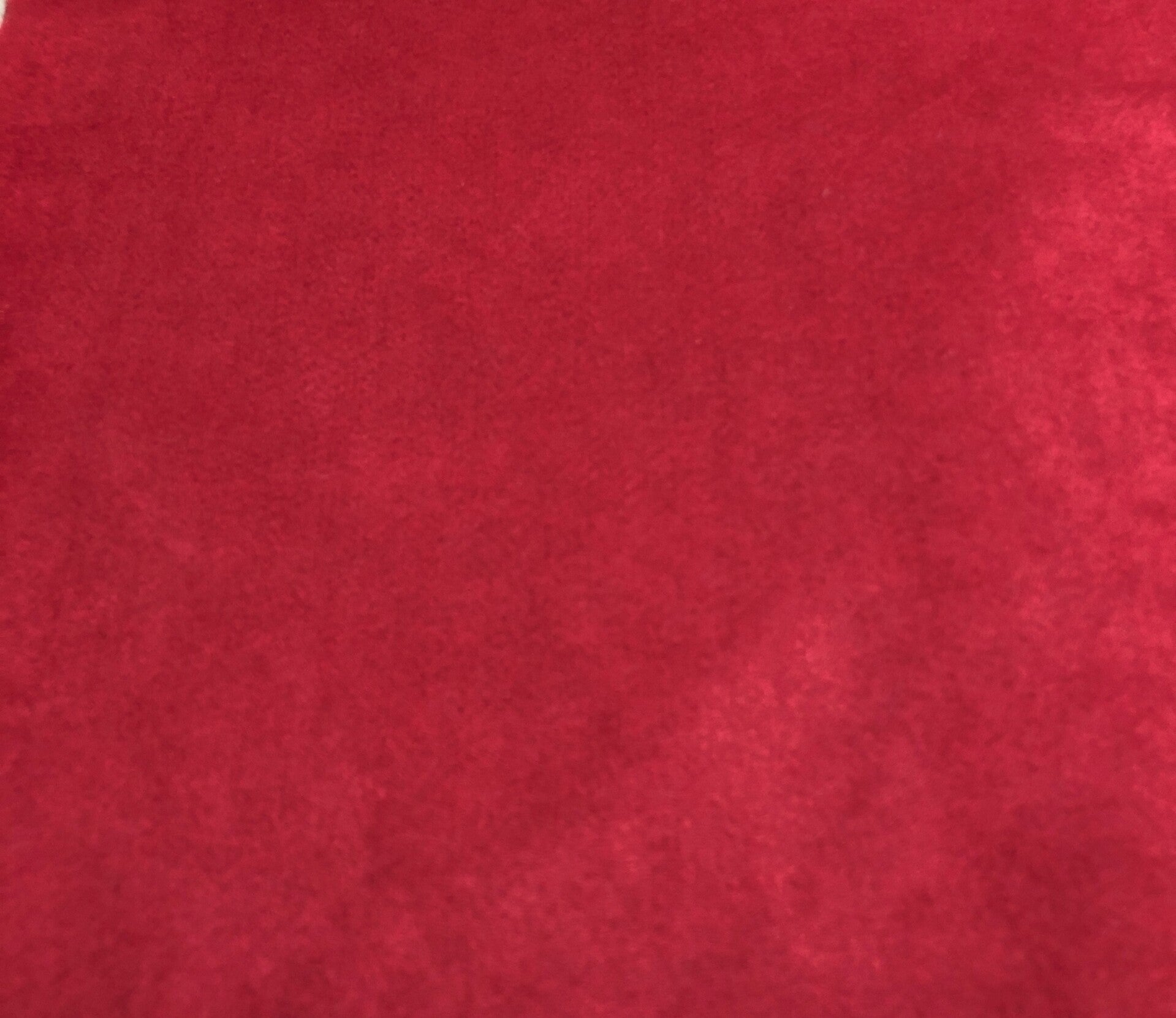 3 YARDS SOLID #7 RUST NOT RED SUEDE