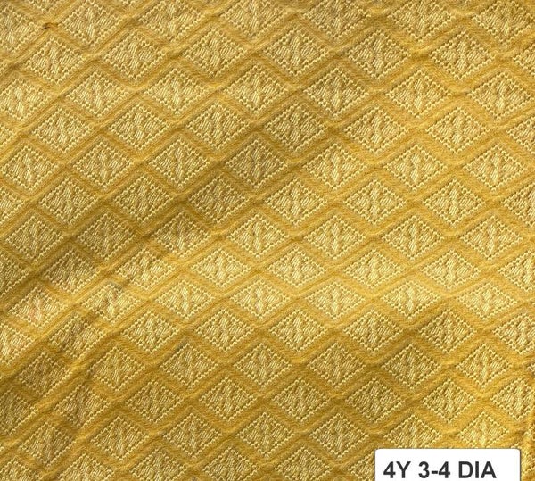 Four Yards   Diamond  Pattern Upholstery Fabric 3-4