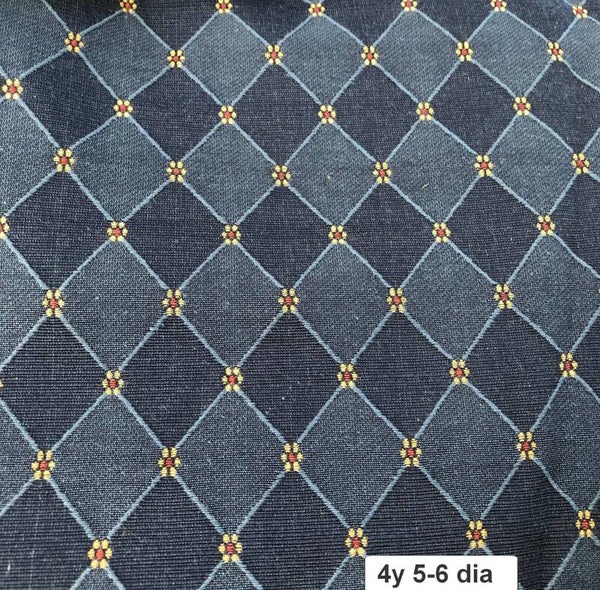 Four Yards   Diamond  Pattern Upholstery Fabric 5-6