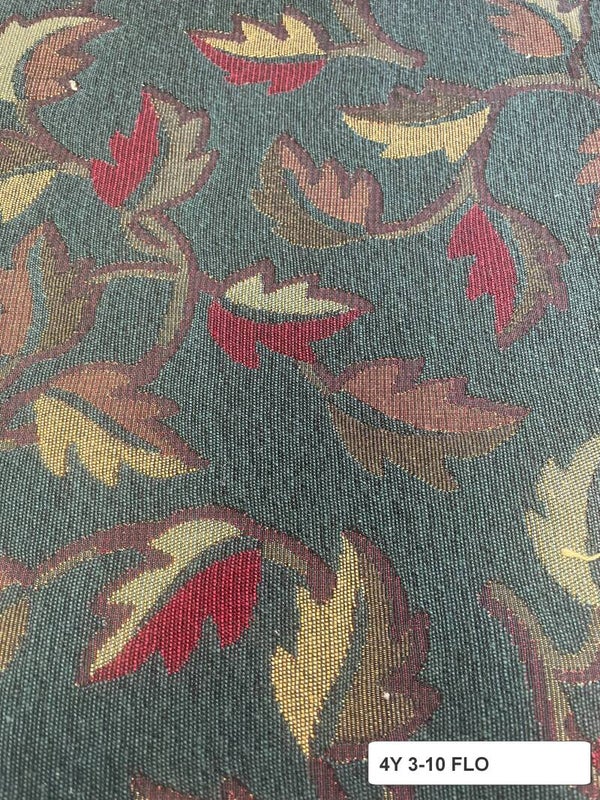 Four Yards   Floral   Pattern Upholstery Fabric 3-10