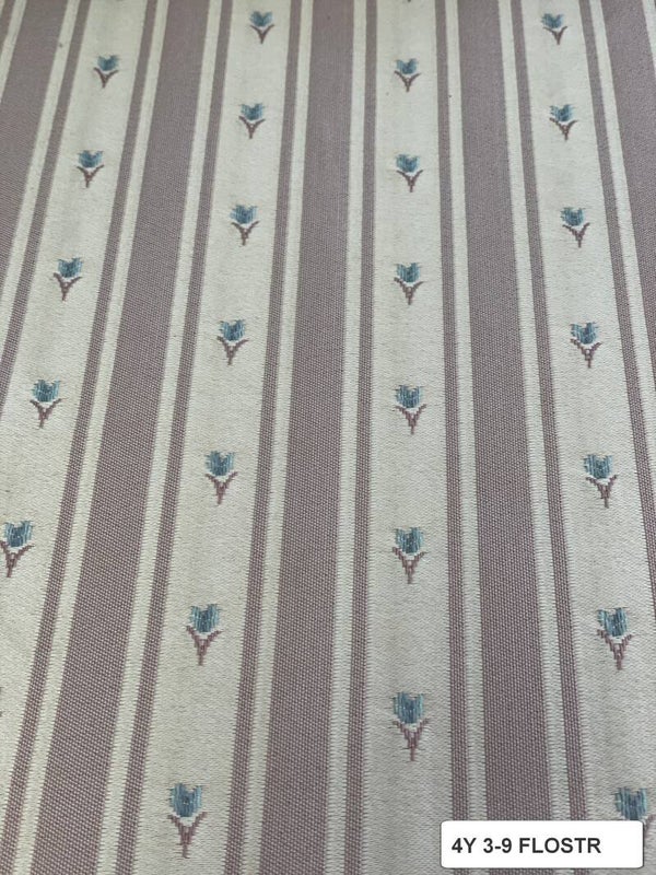 Four Yards   Floral   Pattern Upholstery Fabric 3-9