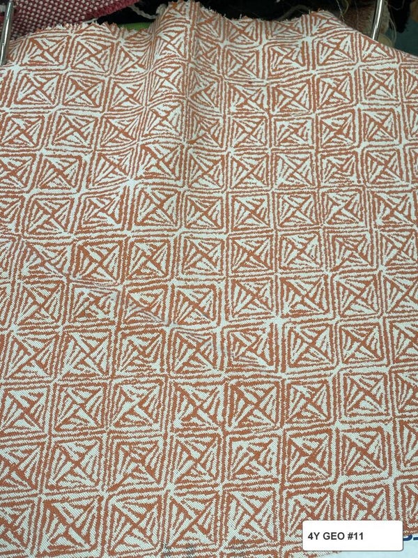 Four Yards   Geometric   Pattern Upholstery Fabric #11