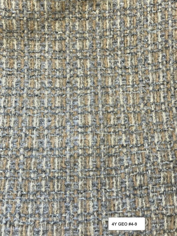 Four Yards   Geometric   Pattern Upholstery Fabric 4-9 CHECK STOCK