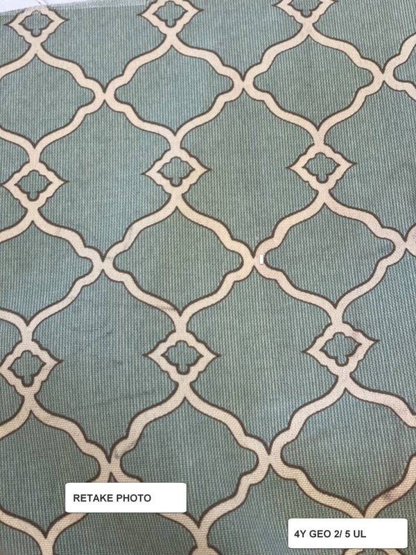 Four Yards   Geometric   Pattern Upholstery Fabric LU#3