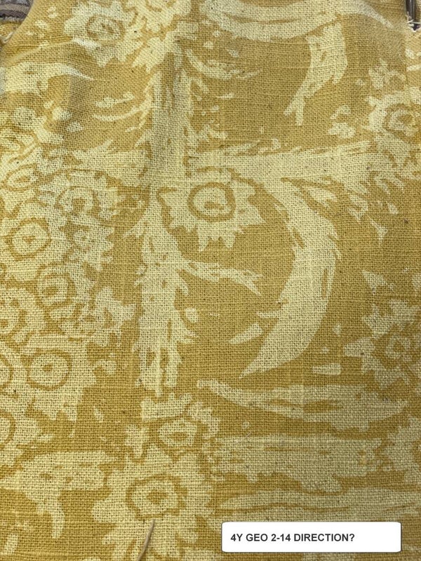 Four Yards   Geometric   Pattern Upholstery Fabric 2-14