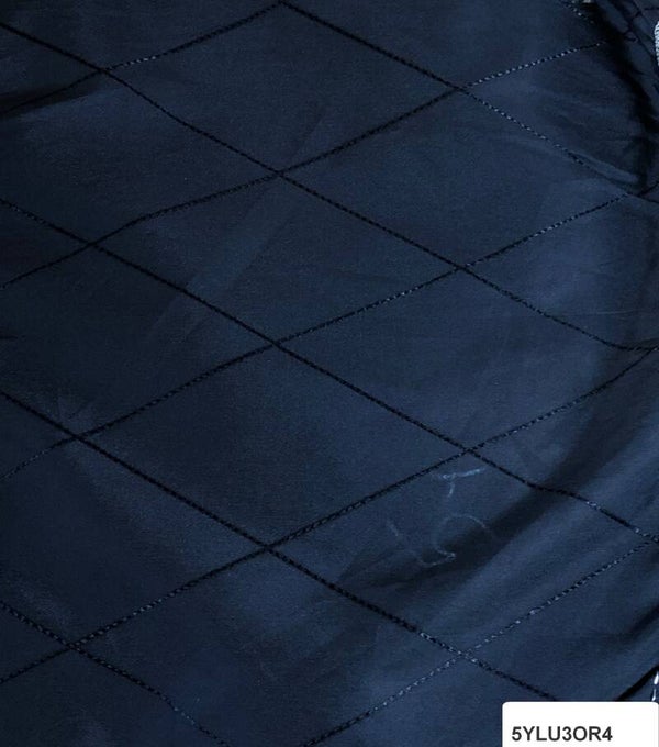 5 yards Diamond lu3 or 4 black satin feel