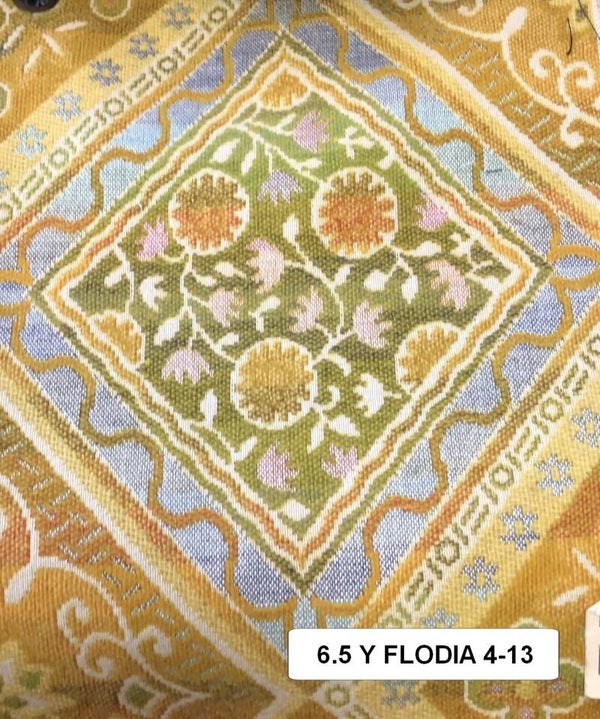 Six Yards Upholstery Fabric Floral 4-13