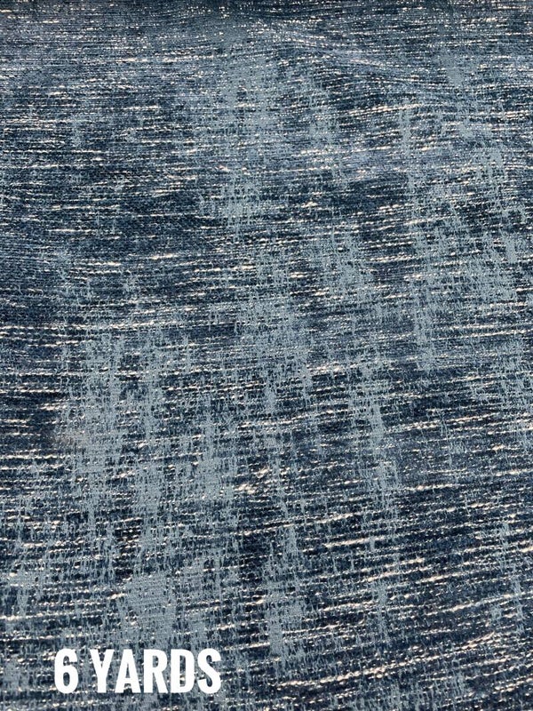 Six Yards Upholstery Fabric Solid blue ukn