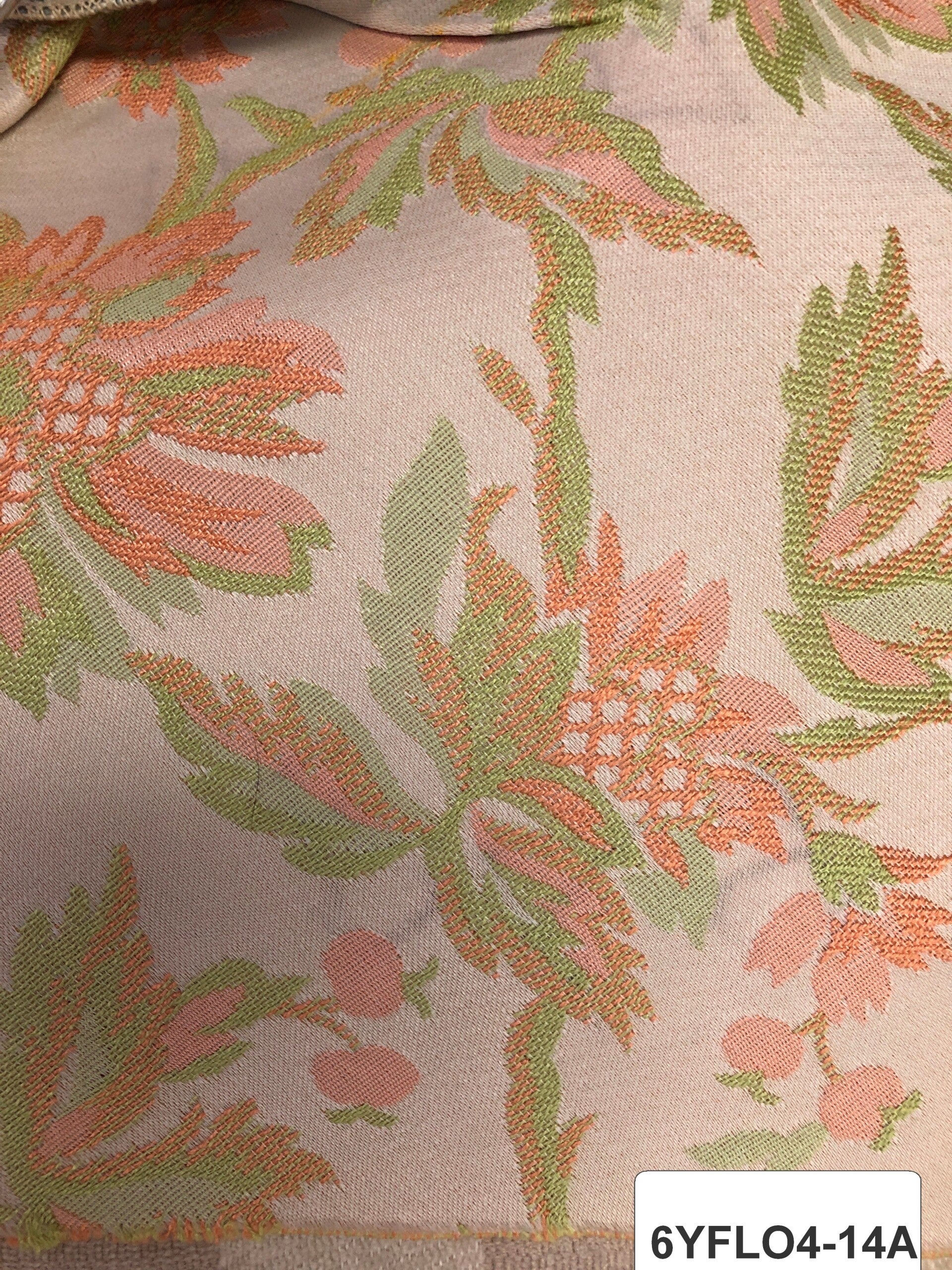 Six Yards Upholstery Fabric Floral 4-14
