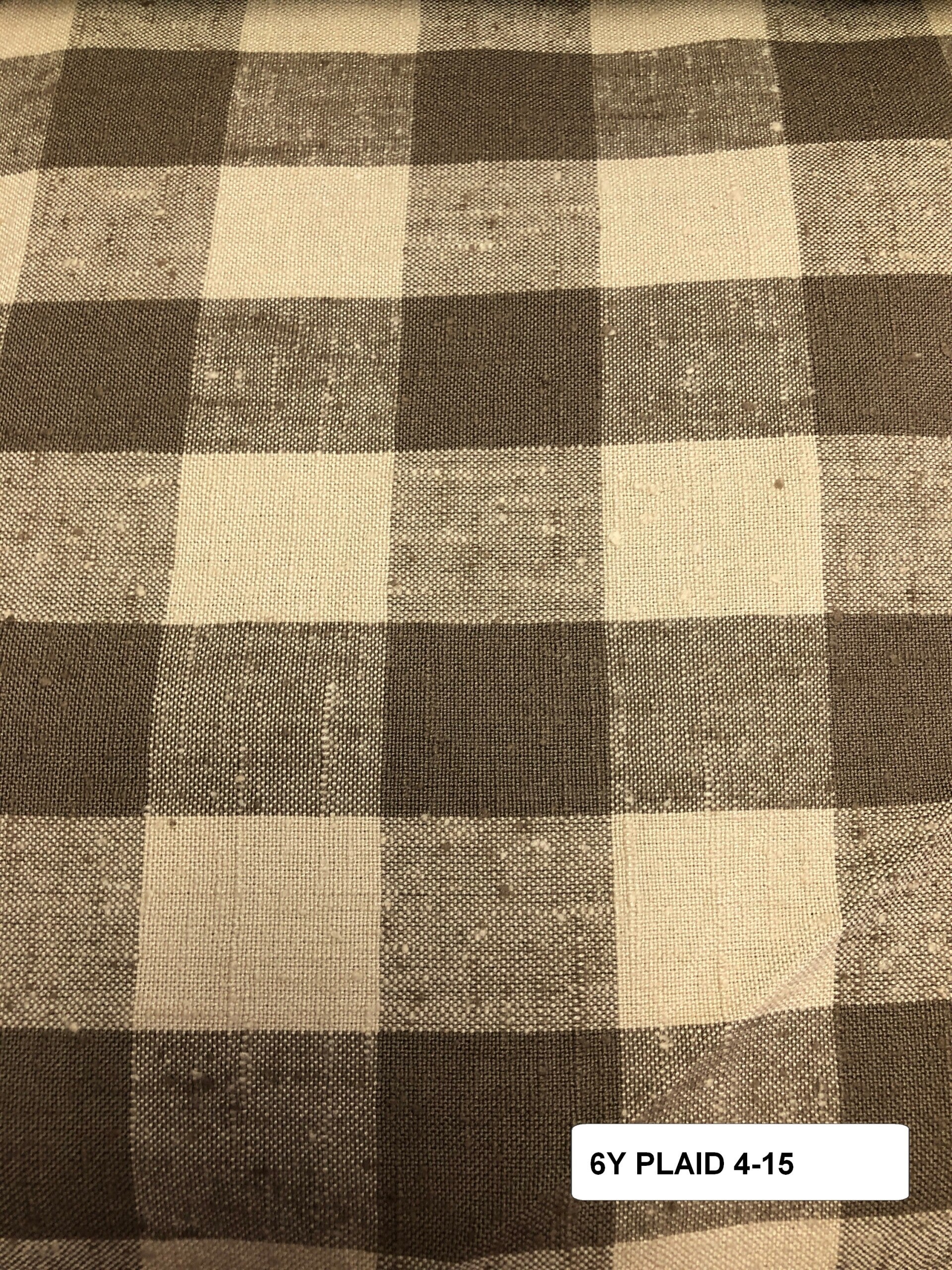 Six Yards Upholstery Fabric Plaid 4-15