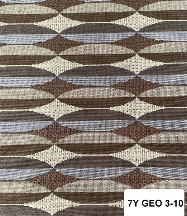 Seven Yard Upholstery Fabric Geometric 3-10