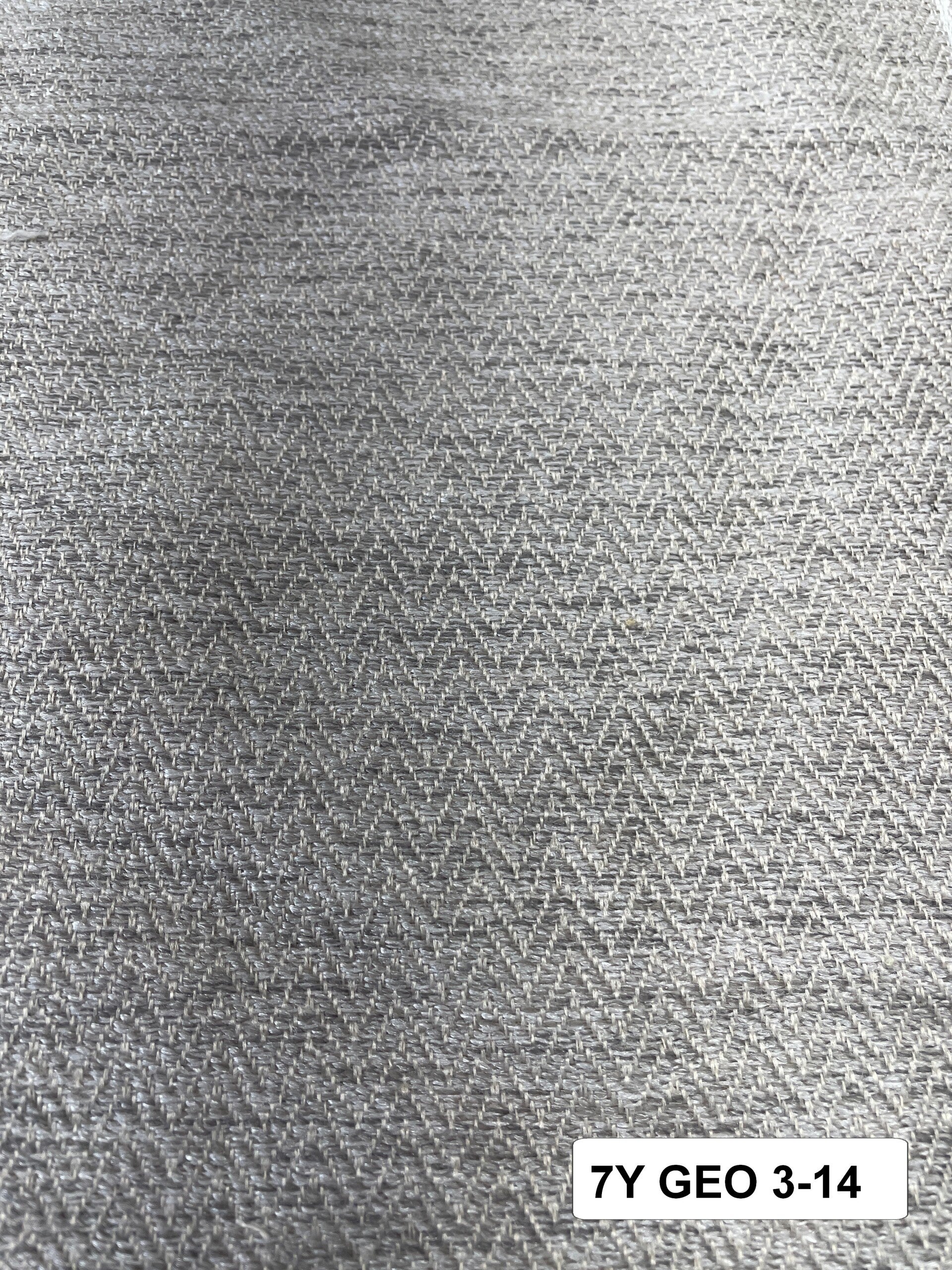Seven Yard Upholstery Fabric Geometric 3-14 gray