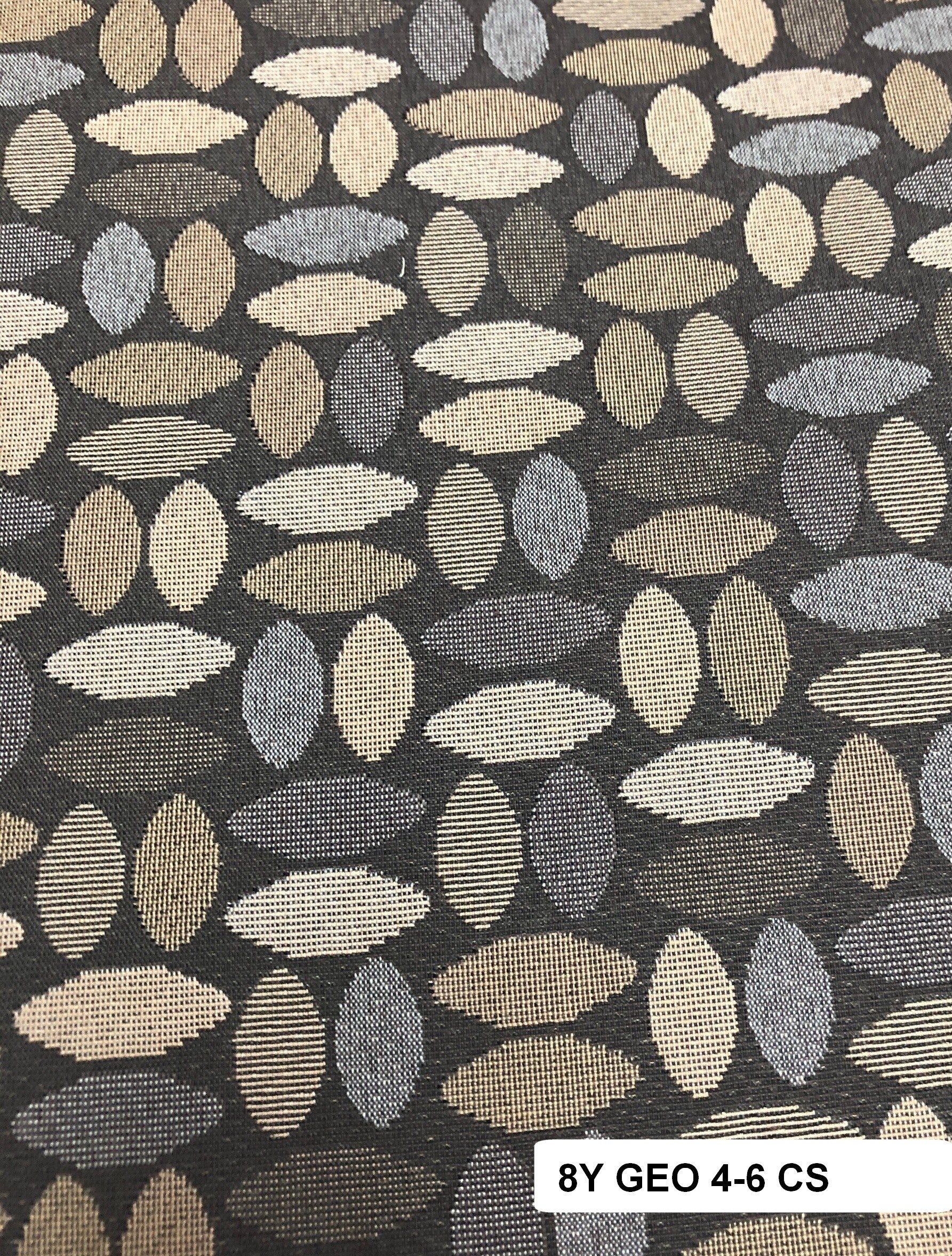 Eight Yards Upholstery Fabric Geometric 4-6 cs
