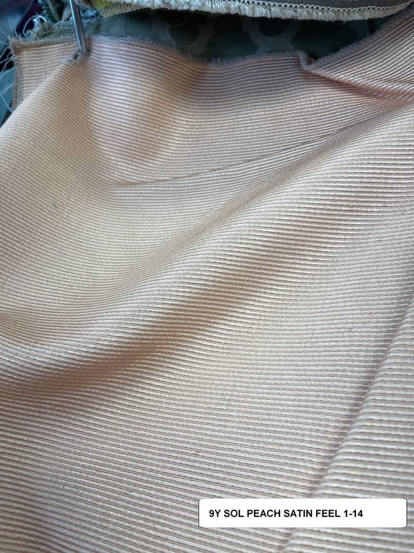 Nine Yards Upholstery Fabric  Solid 1-14 peach