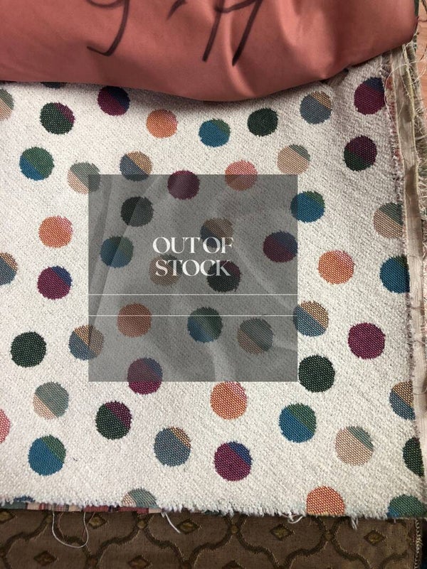 One 1.5 Yard Upholstery Fabric Geometric OUT OF STOCk
