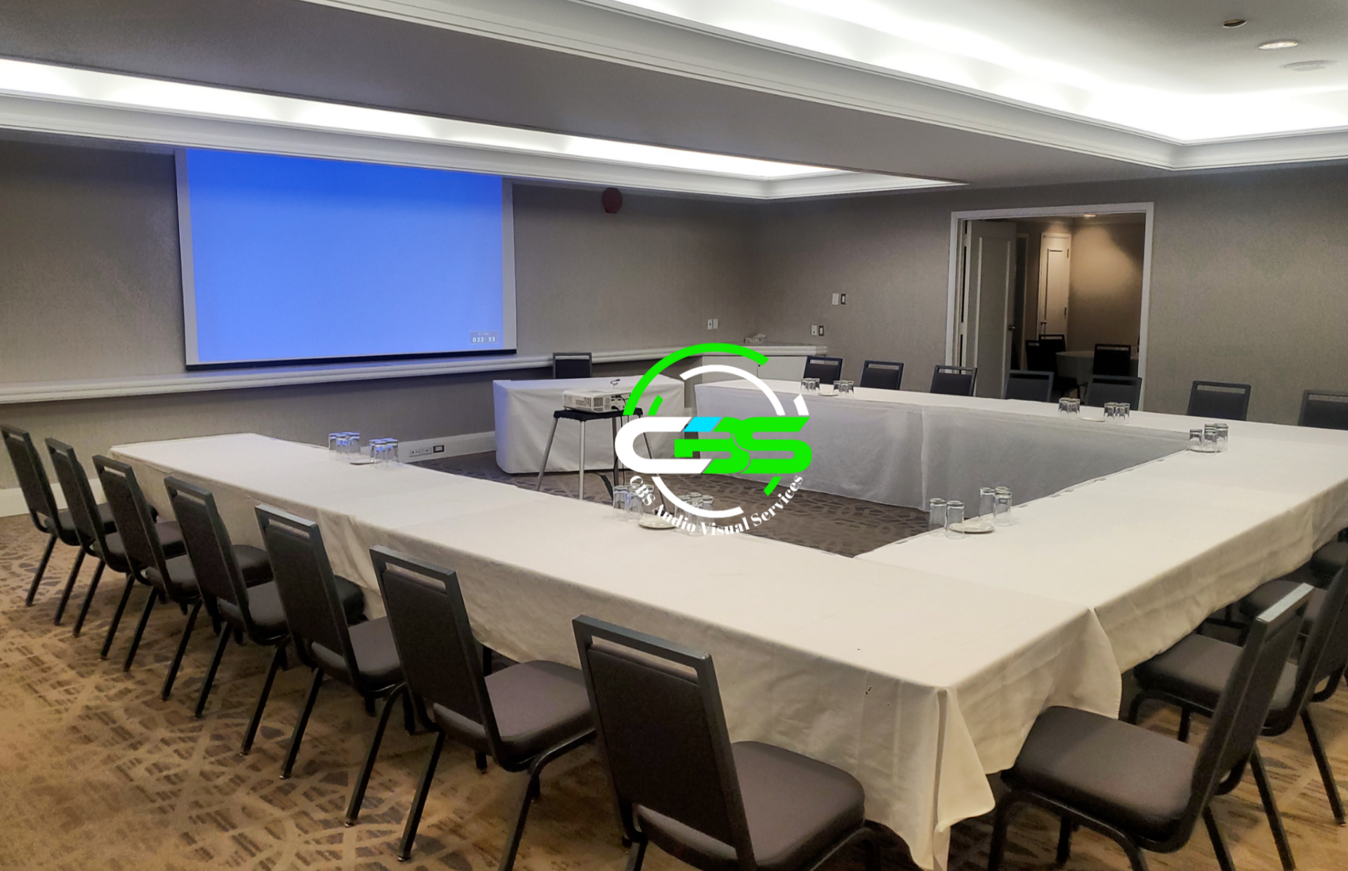 End-to-End AV Services, Stage Design, Flag Rental and Protocol, Executive Grade Presenter Infrastructure, full-suite AV Equipment rentals in Toronto, York Region, the GTHA, Niagara Region, Region Of Waterloo, Simcoe County, Durham and across Ontario