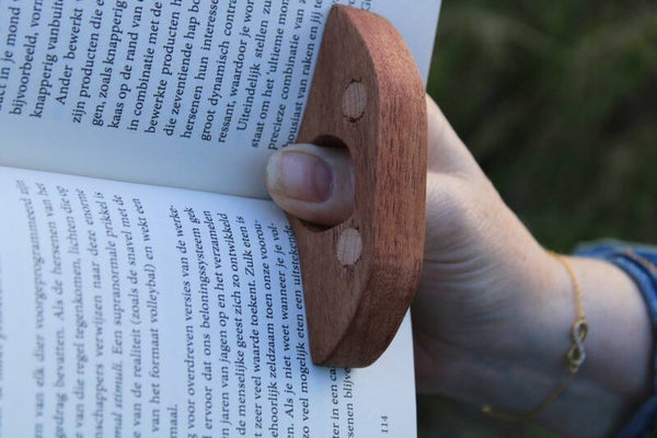 Luxe Hardhouten Duim-Bladwijzer
