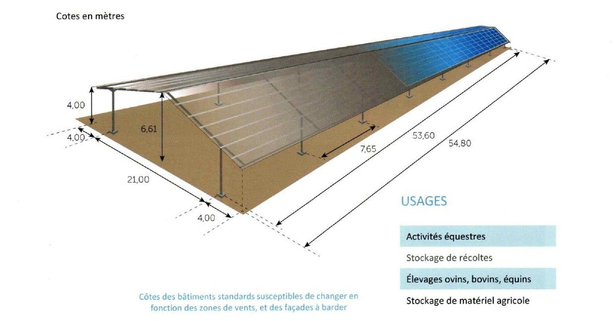 Manège équestre moderne