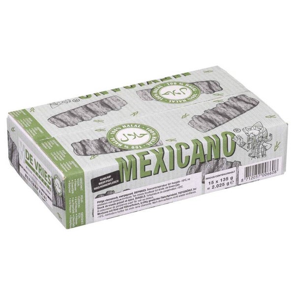 De vries Mexicano rund kip Halal 15x135g
