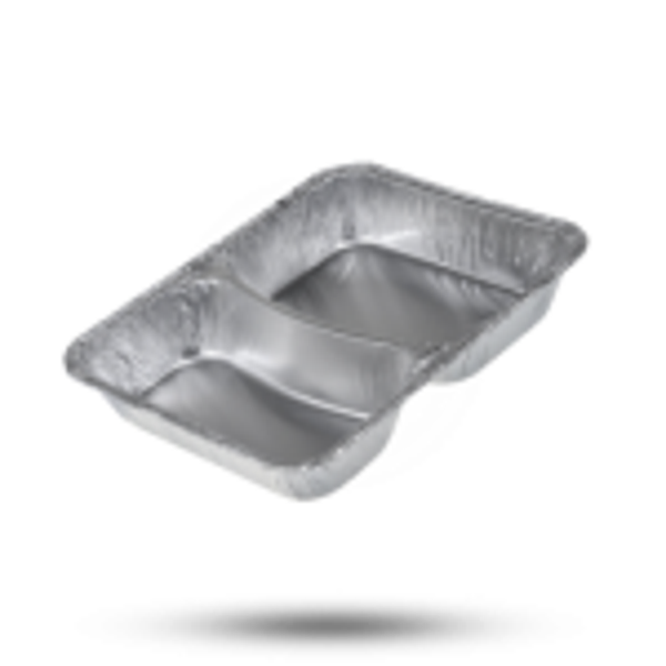 Alu. Menubakken 785/R 1020 G 2-vaks Hoog  100st