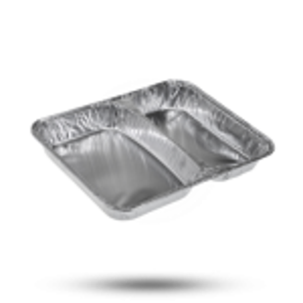 Alu. Menubakken 775/ R 812 G 2-vaks Laag  100st