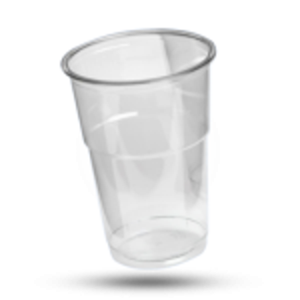 Drinkbekers Bier 300cc Transp.   100st