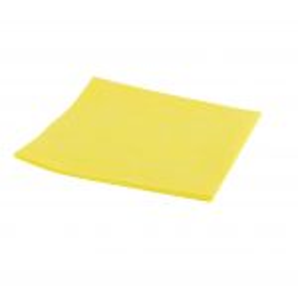 Vaatdoek Viscose geel 125g 38x40cm   10st