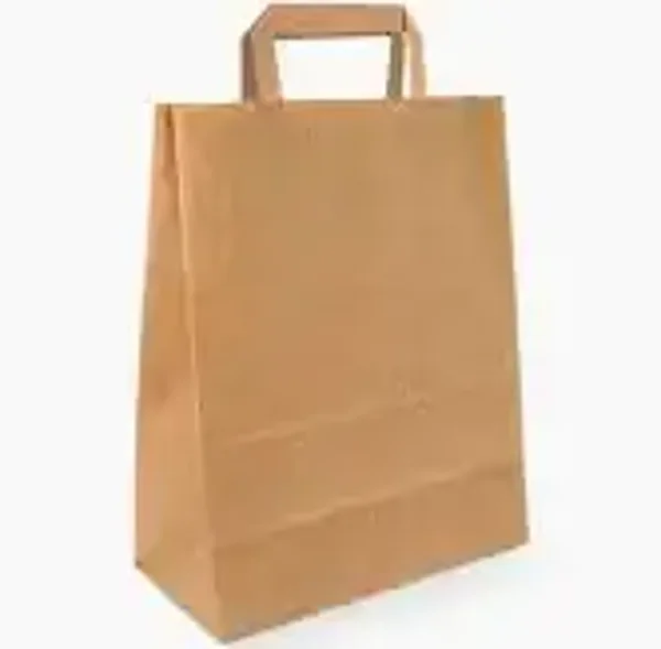 Papier Draagtassen 26x17x27cm Bruin 250st