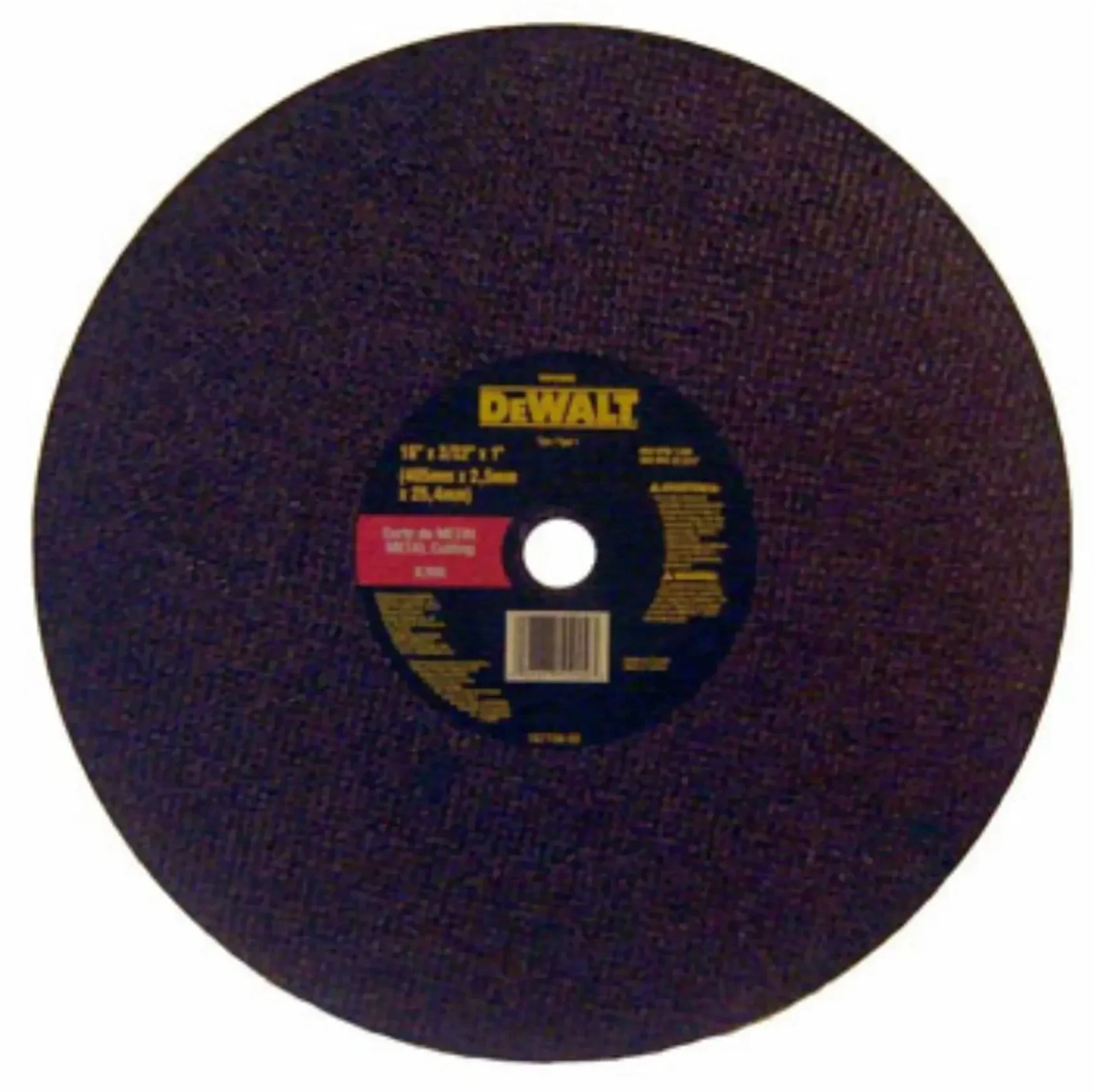 DEWALT® Disco de Corte de 16" (406mm) x 2.5mm T41 para Metal