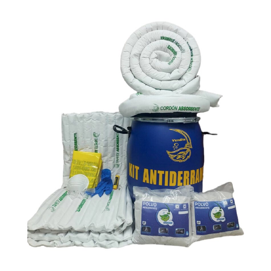 Kit Antiderrames Tambo 10 Galones