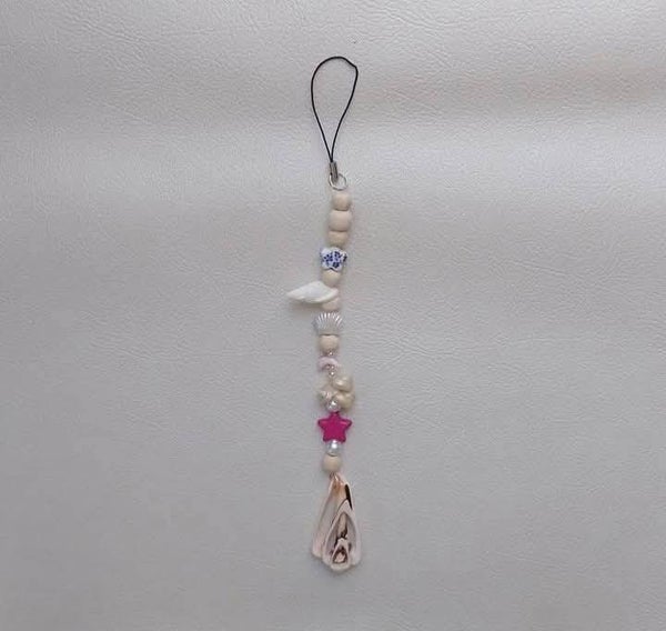 Bohemian style schelpen sleutelhangers