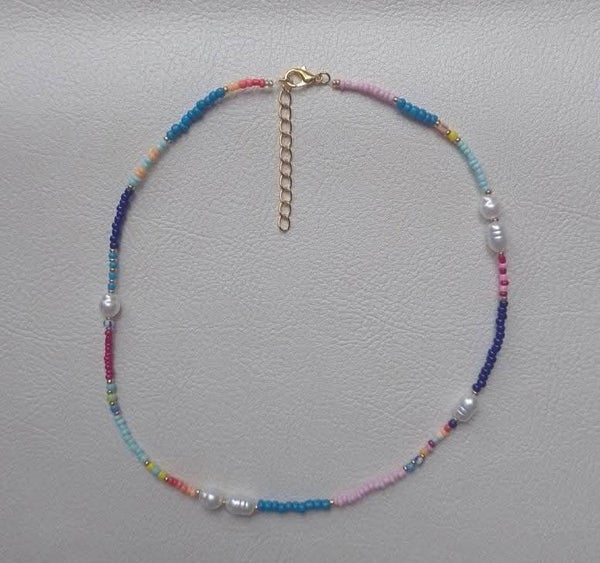 Colorful Zoetwater Parel Ketting
