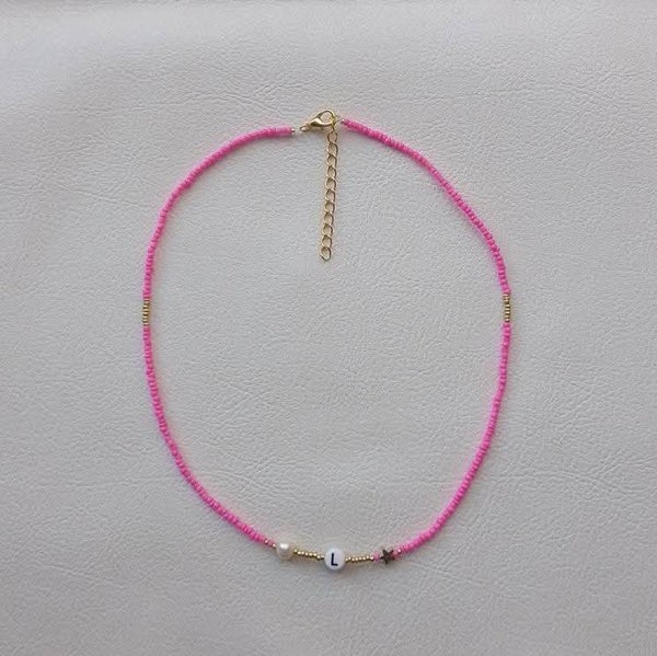Kralen Letter ketting
