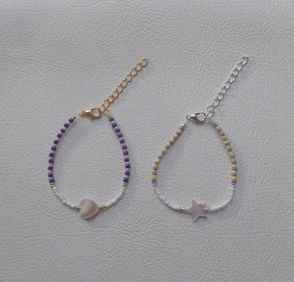 Hartjes / Sterren Kralen Armbanden