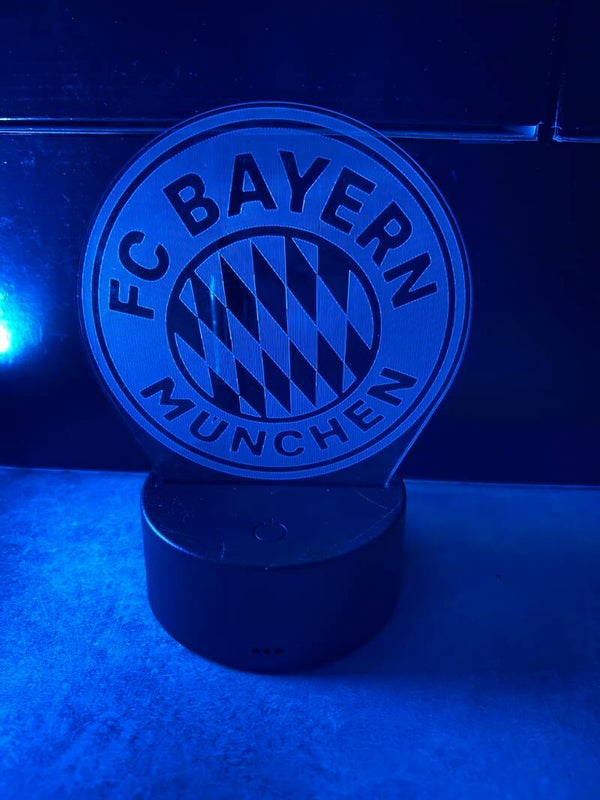 Fc bayern munchen 3D led lamp klein