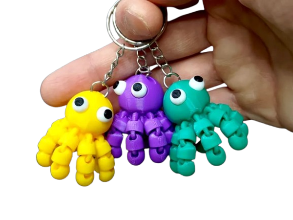 Flexi Octopus sleutelhanger
