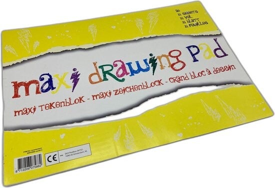 Maxi Tekenblok A3 formaat 31 vel