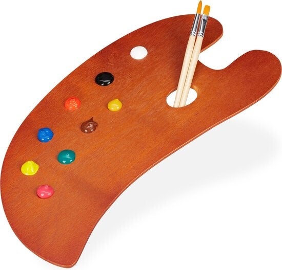 Schilderspalet Hout 42 x 23 cm