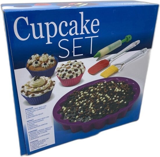 12 delige Cupcake Set