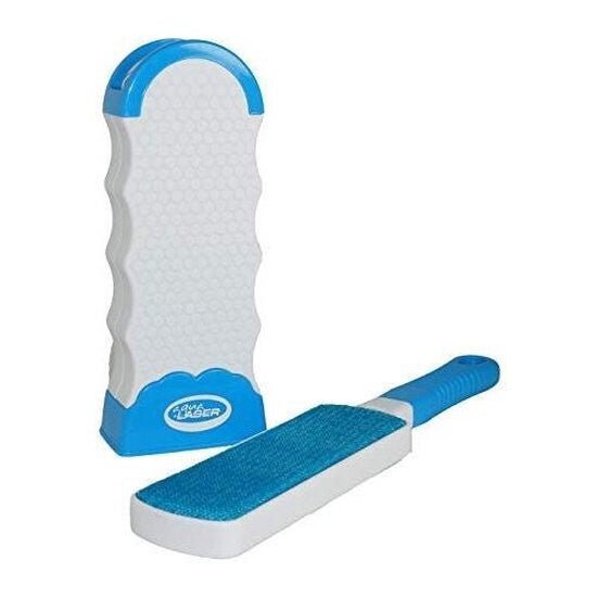 Aqua Laser Sticky Hero Pluizenborstel Blauw