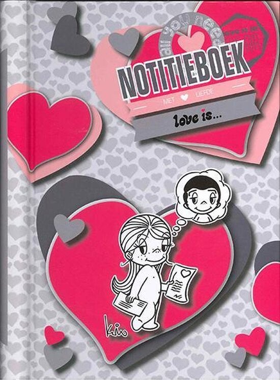 Notitieboek Liefde is 21,5x16 cm